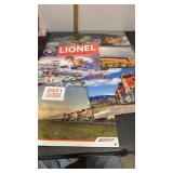6 Modern Unused Railroad Calendars Lionel & BNSF