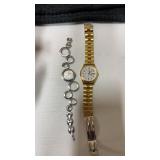 2 watches one fossil and one pulsar