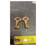 R. Co. Railroad Keys 35 & 36