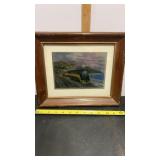 Southern Pacific Railroad Framed Matted Print,