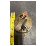 Heart Shaped Railroad Padlock & Key