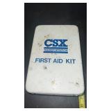 CSX Transportation First Aid Metal Kit