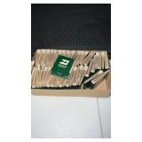 Box of  Burlington northern  matches