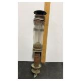 Antique Railroad Car Brass Wall Sconce Candle