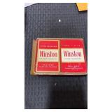 Winston cigarettes playing cards in box