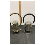 Justrite No 40 Electric Wood Handle Lantern & 1