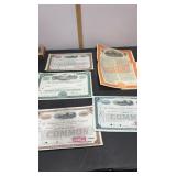 5 Railroad Stock Certificates, Pennsylvania ,