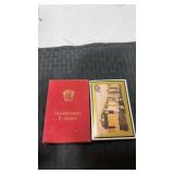 2 decks of railroad playing cards