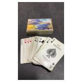 Santa Fe Railroad Playing Cards Deck, Box has