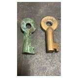 2 Illinois Central Gulf Railroad Keys