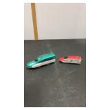 Toy train and squishy train