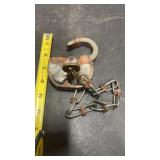 Illinois Central Gulf Railroad Padlock & Key