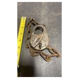 New York City System Railway Padlock No Key