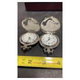 2 Quartz Railroad Pocket Watches