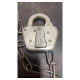Atchinson Topeka Santa Fe Railroad Padlock No Key