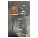 3 Train Operating Manuals , 1966 Santa Fe, E-M