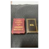 2 decks of railroad playing cards