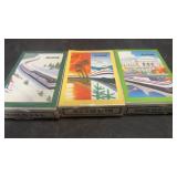 3 Sealed Amtrak Railroad Playing Cards