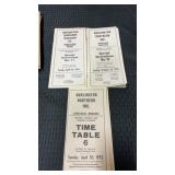 Burlington northern Special instruction and time