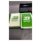2 Sealed Decks Burlington Northern Railroad