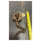 Loeferholz & Co. Milwaukee Railroad Padlock & Key