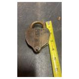 Louisville & Nashville Railroad Padlock No Key