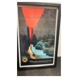 Rio Grande Main Line Railroad Framed Poster,