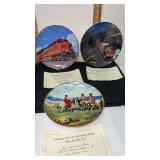 3 BNSF collector plates including COA