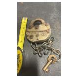Atchinson Topeka & Santa Fe Railroad Padlock &