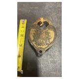 Heart Shaped Railroad Switch Lock No Key