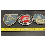 3 Wood Railroad Plaques D&  H B&O & Great