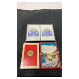 4 decks of rail road playing cards