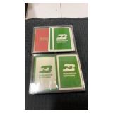 2 sets of 4 Railroad playing cards