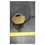 B & O Railroad Padlock No Key Adlake