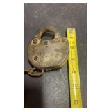 Northern Pacific Railroad Switch Padlock No Key