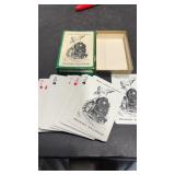 Reading Railroad Playing Cards Deck, Box has Wear