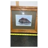 Vintage Coleen Carson Signed Railroad Creston