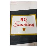 Vintage No smoking Pensilvania railroad sign