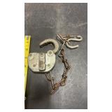 Burlington Northern Railroad Padlock No Key