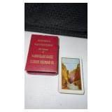 Complete set of western railroad souvenir playing