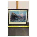 Railroad Framed Print 1928 When The Broadway