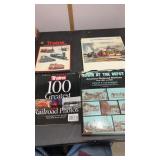 4 Railroad Train Books & Magazines