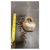 Illinois Central Gulf Railroad Padlock No Key