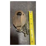 Chicago Rock Island & Pacific Railroad Padlock No