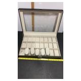 Watch Display Case, Glass Top