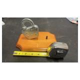 Duluth Missabe &!Iron Railroad Mounted Padlock No