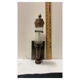 Antique brass GNR Railroad car wall sconces