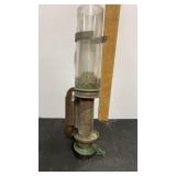 Antique Railroad Car Brass Wall Sconce Candle