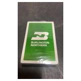Sealed Deck Burlington Northern Playing Cards