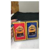 2 decks of railroad playing cards Santa Fe
